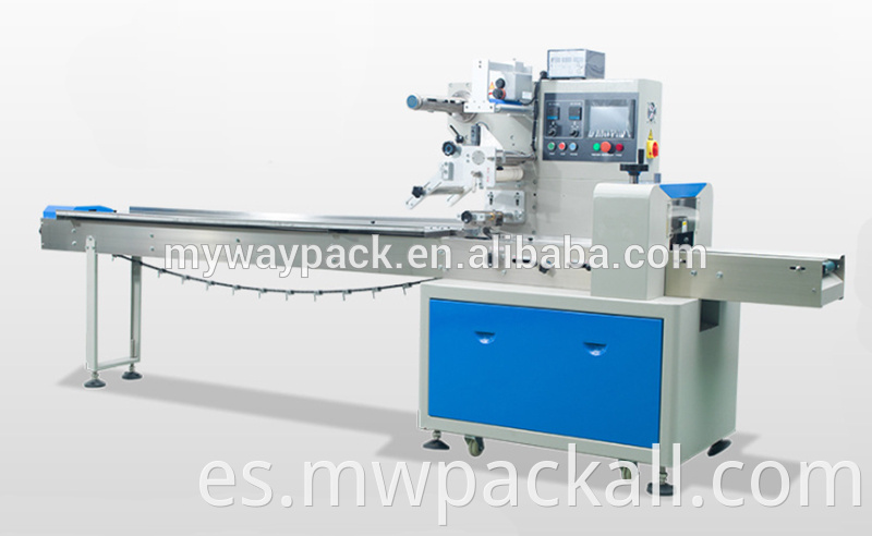 Candy Candy Peanut Bar Pasting Pillow Packing Machine Máquina de embalaje de dientes desechable